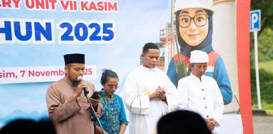 Jelang Turn Around 2025, PT KPI RU VII Kasim Perkuat Spirit dan Keselamatan Kerja Lewat Doa Bersama Lintas Agama