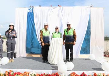 Dirjen Dikti Tinjau dan Lakukan Topping Off Pembangunan RSPTN Unib yang Tahan Gempa