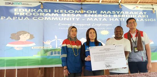 Desa Energi Berdikari Pertamina Hadirkan Kemandirian Energi di Kampung Adat Malasigi Papua