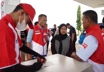 Komisaris Utama Pertamina Patra Niaga Tinjau Langsung Keamanan Pasokan BBM Dan LPG di Maluku Utara