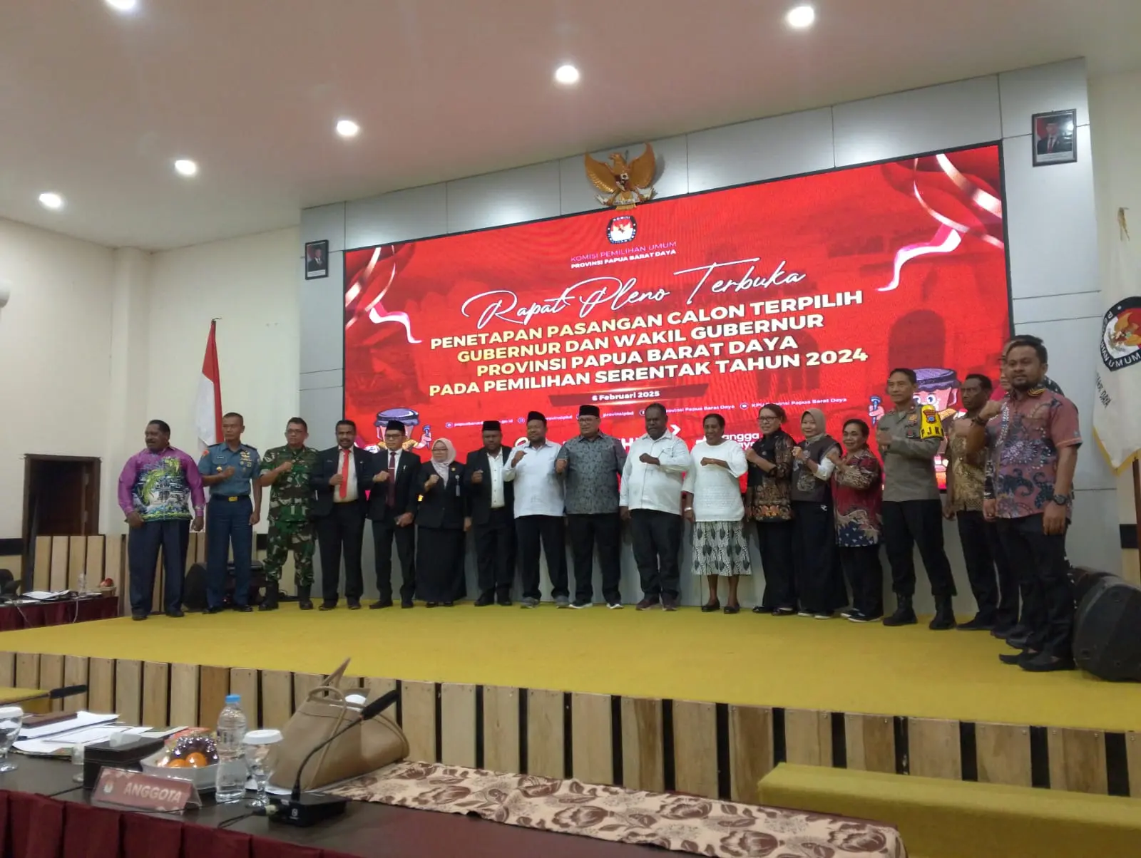 KPU Papua Barat Daya Gelar Pleno Penetapan Gubernur Usai Putusan MKRI