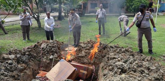Pertahankan Papua Barat Daya Bebas Penyakit, Karantina Musnahkan Komoditas Tanpa Dokumen