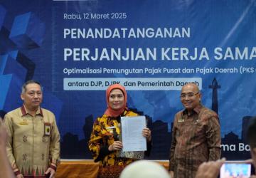 DJP dan 19 Pemda di Kanwil DJP Sulselbartra Tandatangani Kerja Sama OP4D