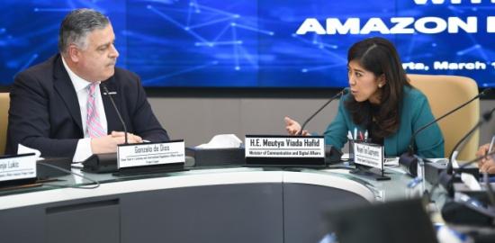 Komdigi Jajaki Kerja Sama dengan Amazon Kuiper Perluas Konektivitas Digital Wilayah 3T