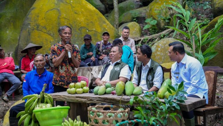 Menhut Tinjau Pengelolaan Perhutanan Sosial di Majalengka