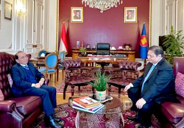 Menko Perekonomian Menemui Sekjen OECD untuk Finalisasi Dokumen Initial Memorandum dan Percepatan Aksesi Indonesia