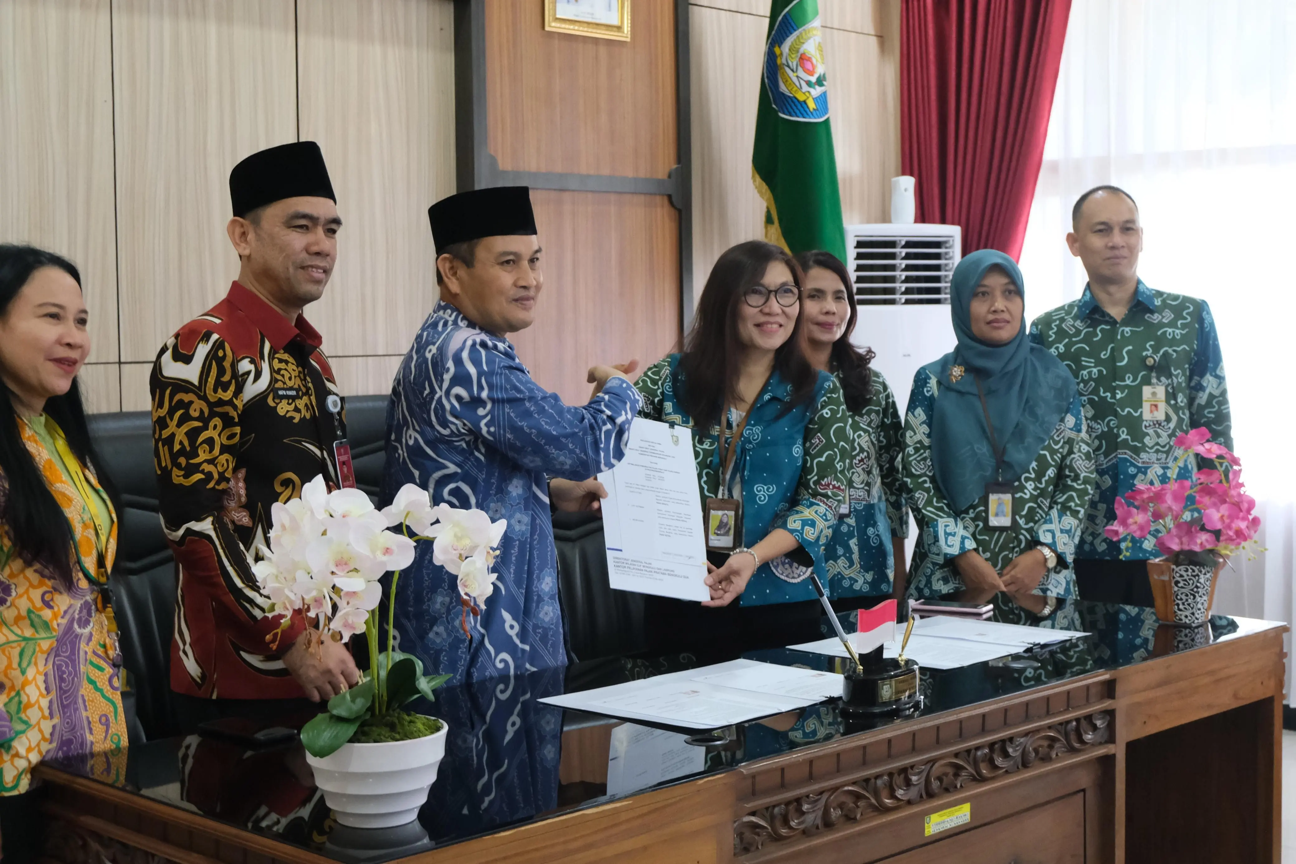 Lima Pemda di Kanwil DJP Bengkulu-Lampung Ikuti PKS OP4D