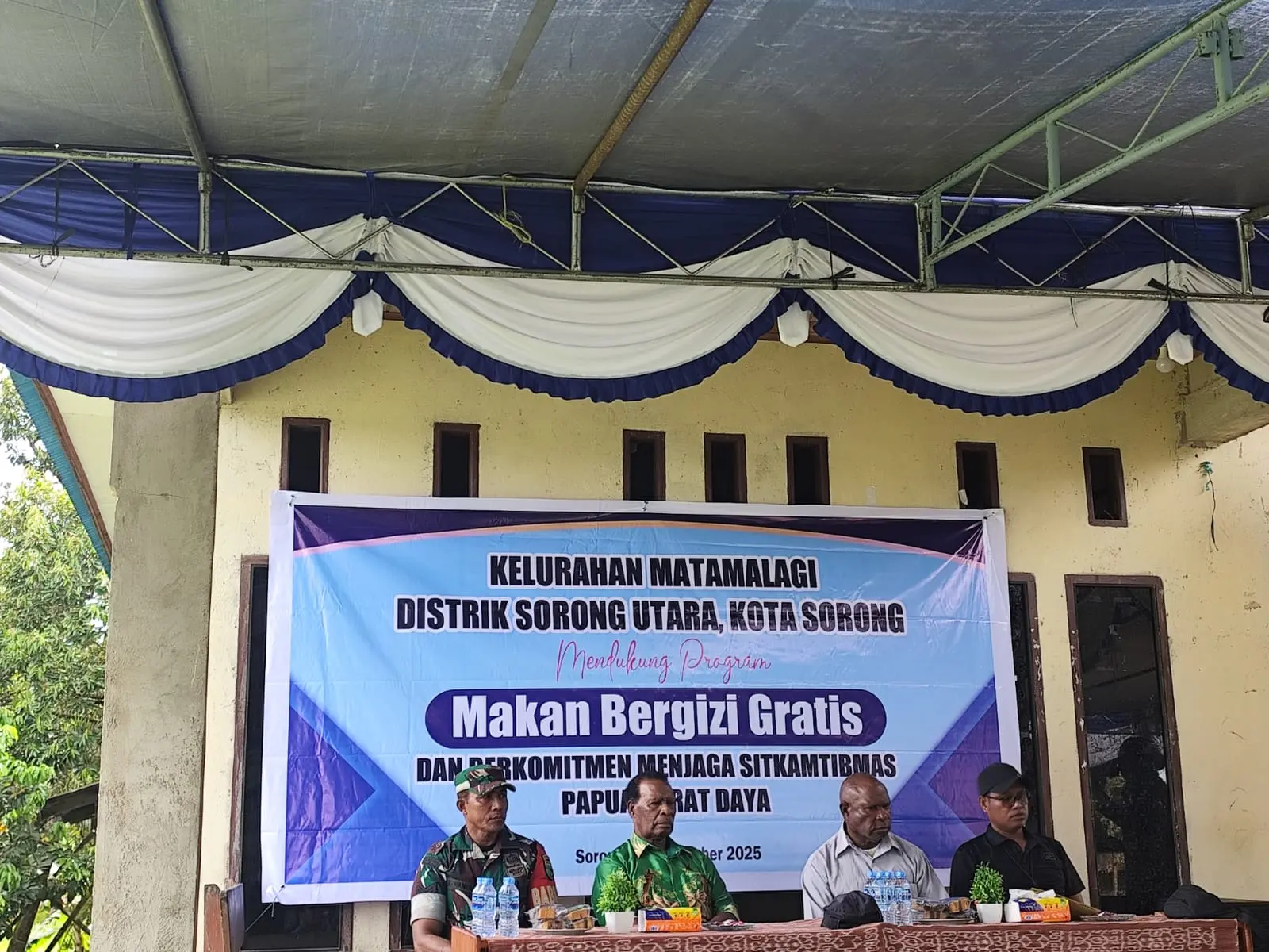 Dinilai Positif, Warga Sorong Utara Ramai-ramai Dukung Program MBG dan Siap Jaga Kamtibmas