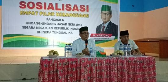 - Sosialisasi 4 Pilar Kebangsaan, Hartono : Perlu Menanamkan Nilai 4 Pilar Kebangsaan Ditengah Keluarga
