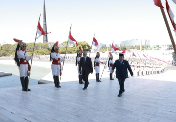 Presiden Prabowo Disambut Hangat dalam Upacara Kenegaraan di Istana Planalto, Brasilia