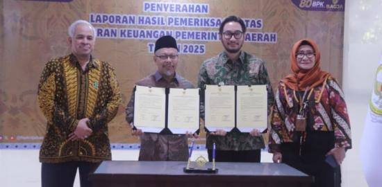 Pemkab Bandung Barat Raih Opini WTP LKPJ Tahun Anggaran 2025