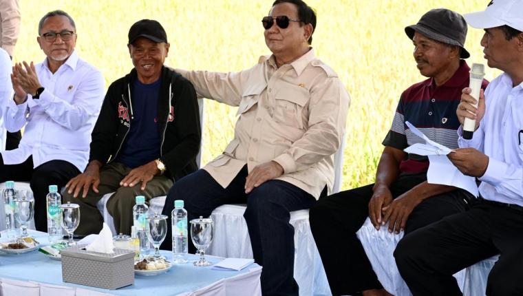 Presiden Prabowo Serap Aspirasi Petani se-Indonesia dalam Dialog Panen Raya Nasional
