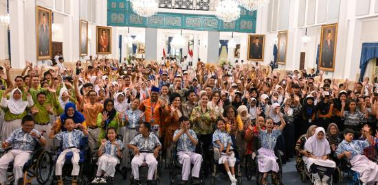 Istana Membuka Pintu, Mimpi Anak-Anak Istimewa Menggema