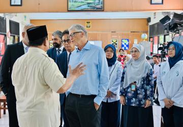 Bill Gates Apresiasi Program Makan Bergizi Gratis di Indonesia