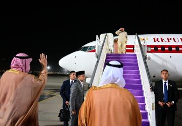 Presiden Prabowo Tinggalkan Arab Saudi untuk Lanjutkan Lawatan ke Negara Berikutnya