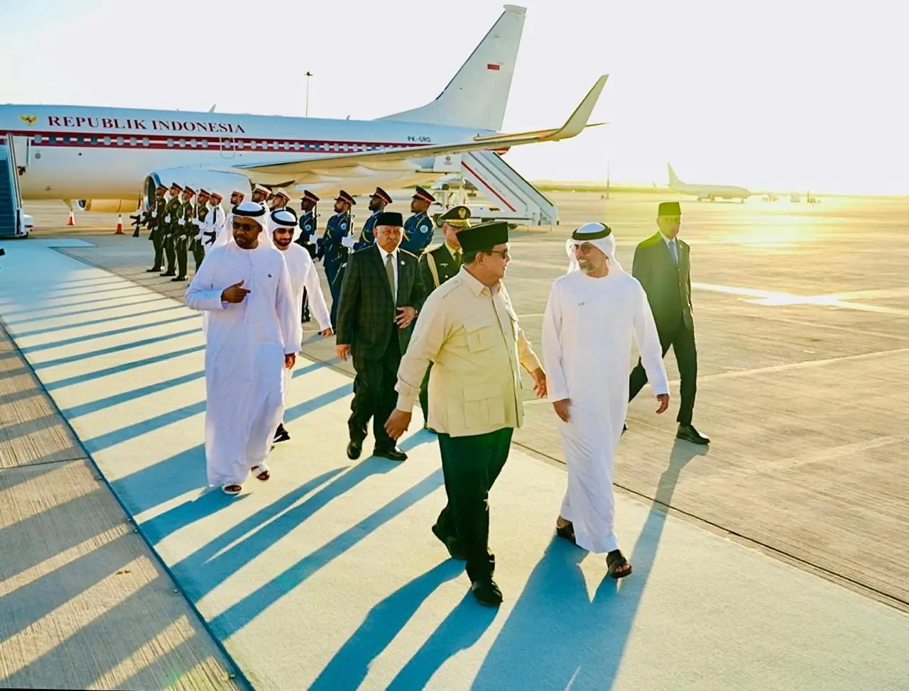 Presiden Prabowo akan Bertemu Presiden MBZ di Abu Dhabi