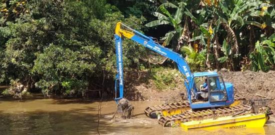 Optimalisasi Pengerukan Kali Pesanggrahan Jakarta Selatan