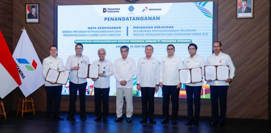 Kemnaker–Pertamina Jalin Kolaborasi Pengembangan SDM dan Pelatihan Vokasi K3
