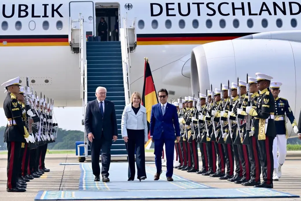 Presiden Jerman Tiba di Jakarta, Awali Kunjungan Kenegaraan Perkuat Kemitraan Strategis Indonesia–Jerman