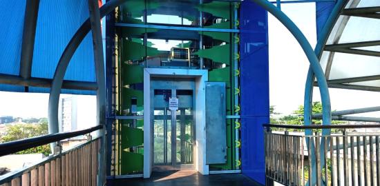 Perbaikan Lift JPO Lenteng Agung DKI Jakarta dalam Proses