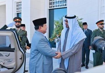 Presiden Prabowo Disambut Hangat di Istana Qasr Al Shatie