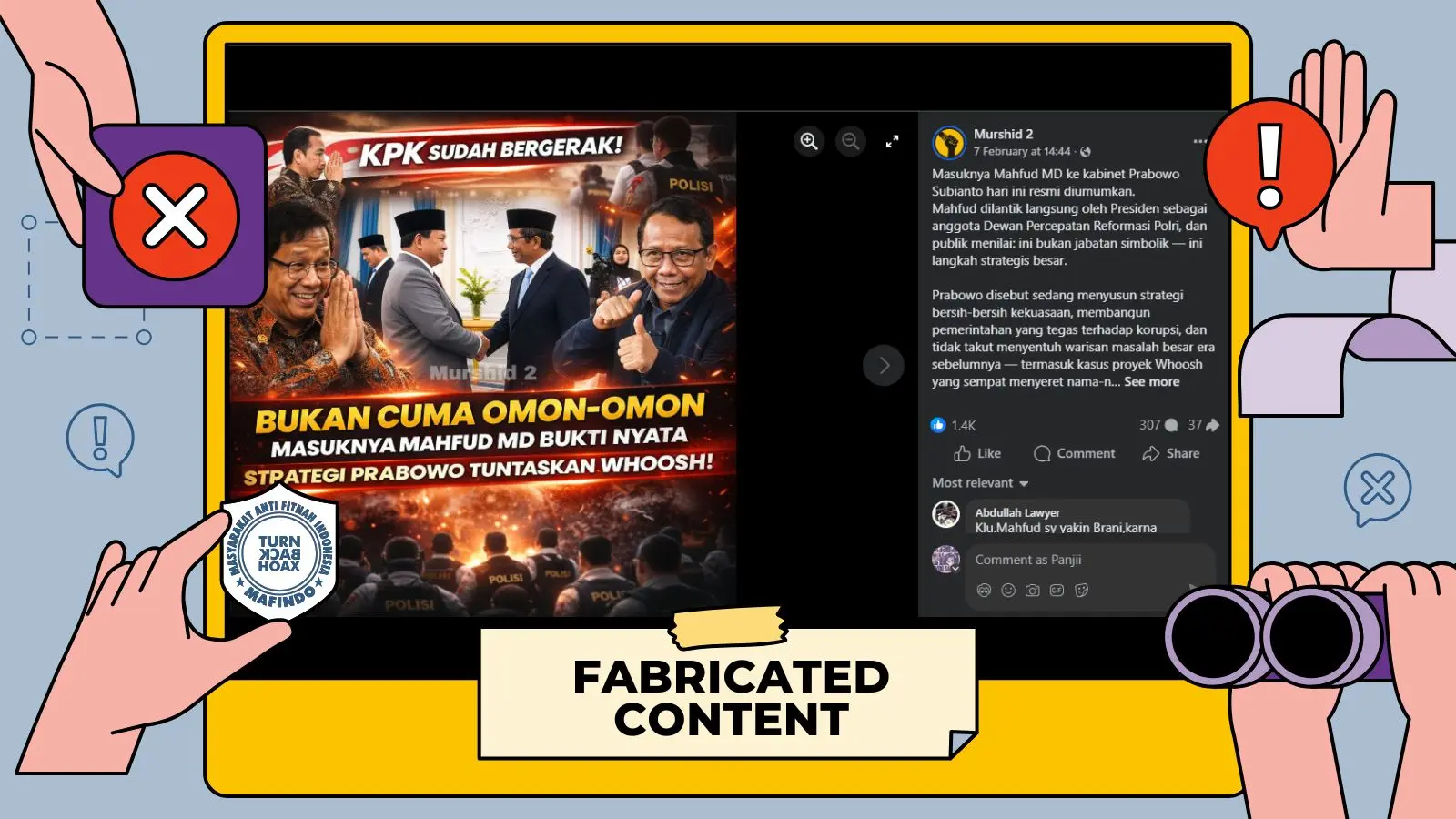 [SALAH] Mahfud MD Masuk Kabinet Prabowo