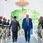 Presiden Prabowo Sambut Kunjungan Kenegaraan Presiden Belarus Aleksandr Lukashenko di Istana Merdeka