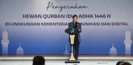 Kemkomdigi: 2.000 Mustahik Terima Manfaat Kurban