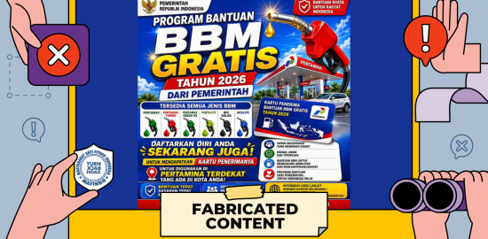 [PENIPUAN] Tautan Pendaftaran "Kartu Bantuan BBM Gratis"