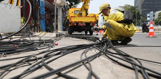 Punya Payung Hukum, Pemprov DKI Mulai Tata Jaringan Kabel Bawah Tanah