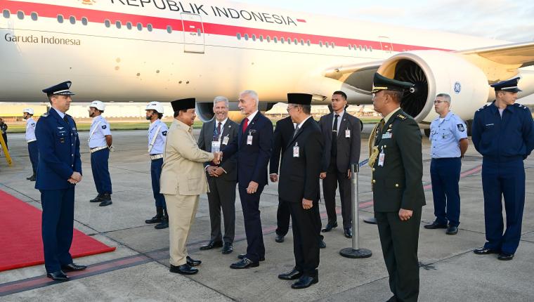 Presiden Prabowo Tiba di Rio de Janeiro untuk Hadiri KTT BRICS
