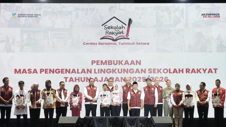 MPLS Sekolah Rakyat Resmi Dimulai Serentak di 63 Titik di Seluruh Indonesia