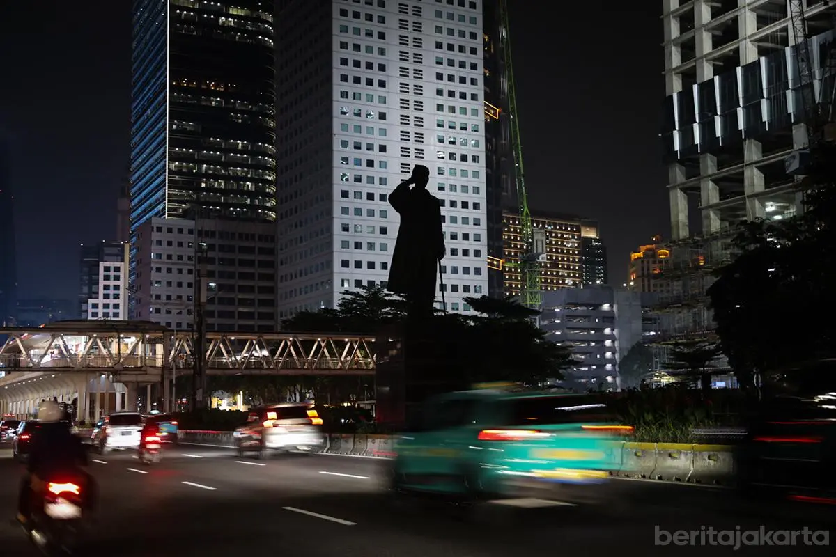 Aksi Pemadaman Lampu di Jakarta Berhasil Kurangi Emisi Karbon