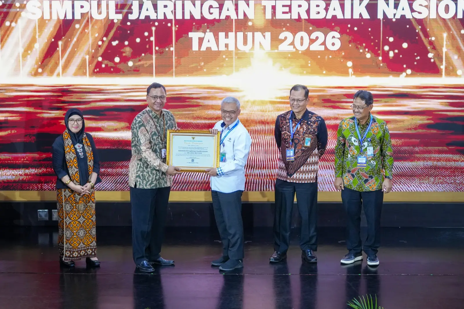 Kemnaker Kembali Raih Penghargaan Nasional Pengawasan Kearsipan dengan Kategori Sangat Memuaskan dan Simpul Jaringan Terbaik Nasional (SJTN) 2026