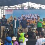 Karnaval GEAR ULTIMA Ramaikan Rancaekek, Yamaha Kenalkan Varian Baru Gear Ultima 125 Hybrid