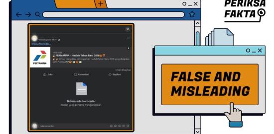 [HOAKS] Tautan Hadiah Tahun Baru 2026 Mengatasnamakan Pertamina