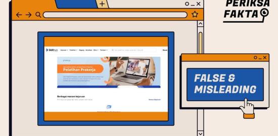 [SALAH] Hoaks Situs Pendaftaran Pelatihan Prakerja Skillhub Kemnaker