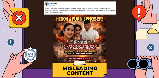 [SALAH] Prabowo Gunakan Hak Istimewa untuk Lengserkan Puan