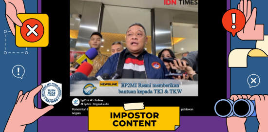 [PENIPUAN] Informasi Dana Bantuan Rp300 Juta dari BP2MI untuk Pekerja Migran adalah Hoaks