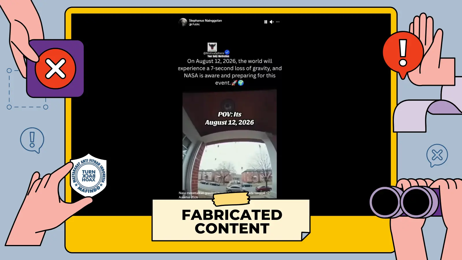 [VERIFIKASI] Klaim Gravitasi Bumi Berhenti 7 Detik pada Agustus 2026 Terbukti Tidak Benar