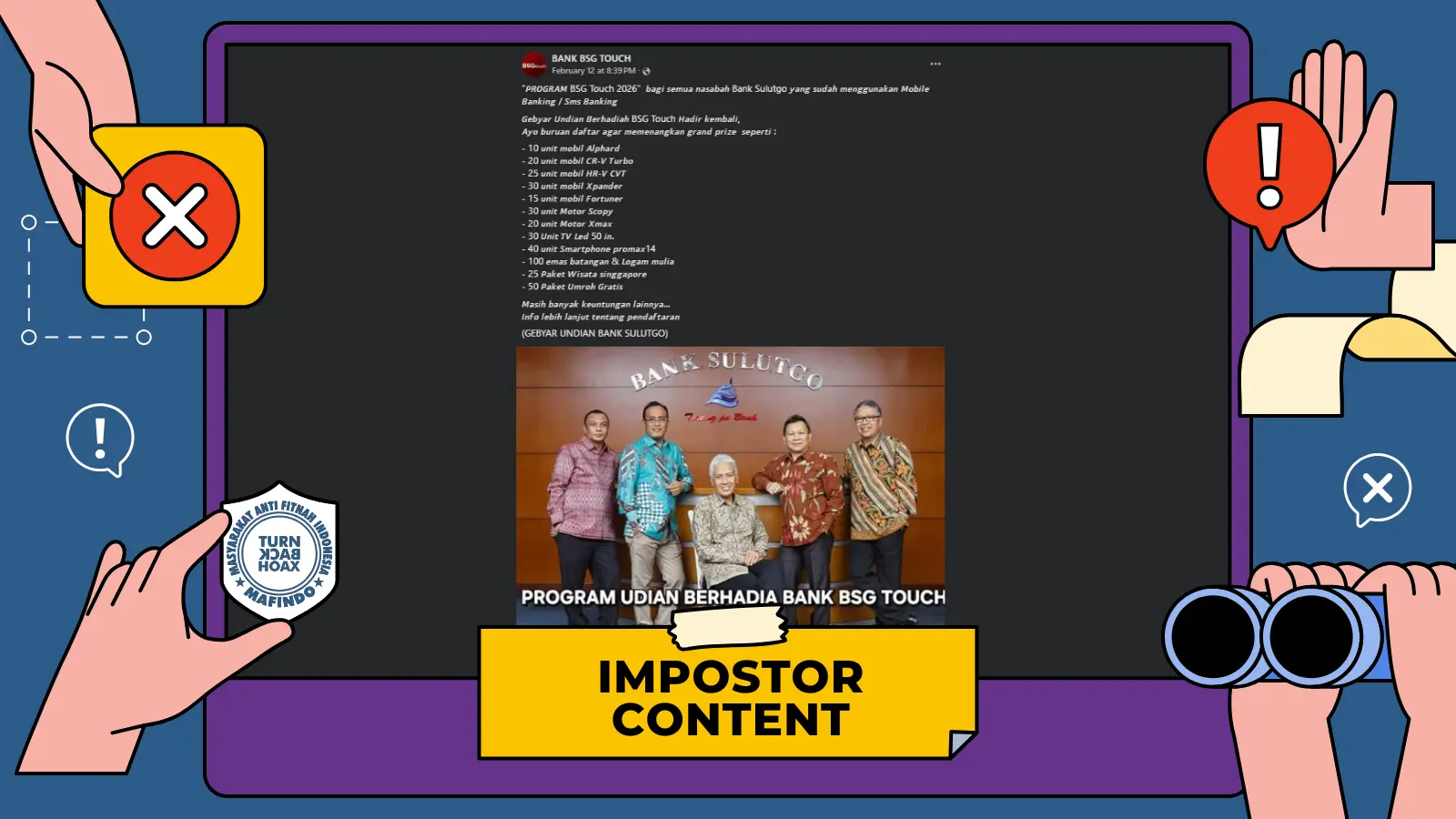 [PENIPUAN] Tautan Pendaftaran Undian Berhadiah Bank SulutGo 2026