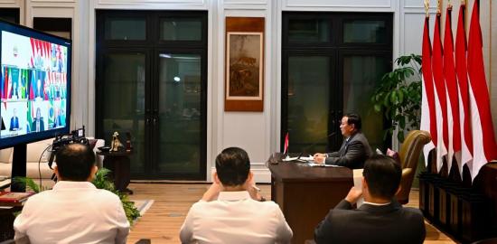 Presiden Prabowo Hadiri Pertemuan Virtual BRICS Leaders