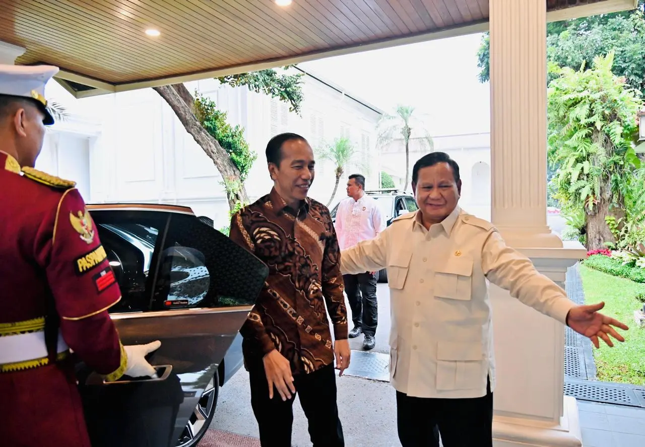 Momen Kebersamaan Presiden Prabowo dan Joko Widodo Saat Berbuka Puasa di Istana