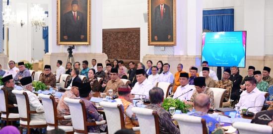 Prabowo Gelar Silaturahmi dengan Tokoh Agama, Pimpinan Partai, dan Serikat Buruh di Istana