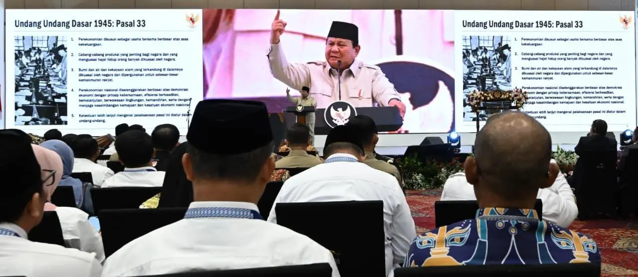 Presiden Prabowo Buka APKASI Otonomi Expo 2025, Tegaskan Makna Pasal 33 UUD 1945