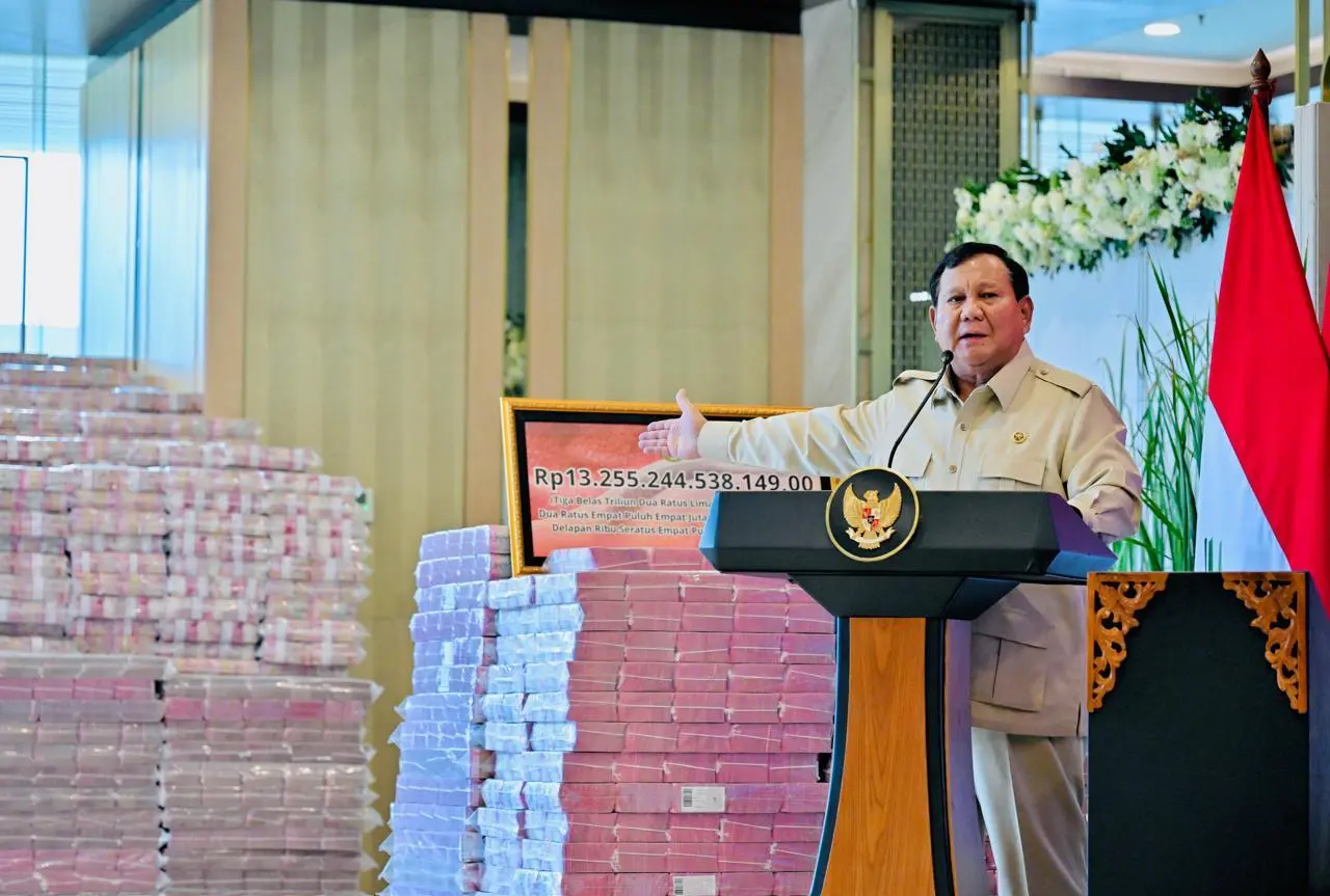 Presiden Prabowo tegaskan hasil penegakan hukum harus kembali untuk kesejahteraan rakyat