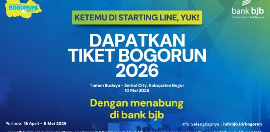 Bank BJB Luncurkan Promo Menarik untuk Tiket BOGORUN 2026