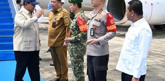Tiba di Bangka Belitung, Presiden Prabowo akan saksikan penyerahan barang rampasan negara