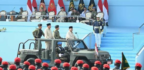HUT ke-80 TNI, Presiden Prabowo tekankan pentingnya kepemimpinan teladan dan profesionalisme