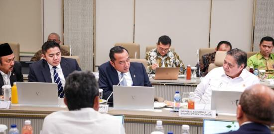 Mensesneg hadiri rapat koordinasi bahas kebijakan strategis ekonomi nasional